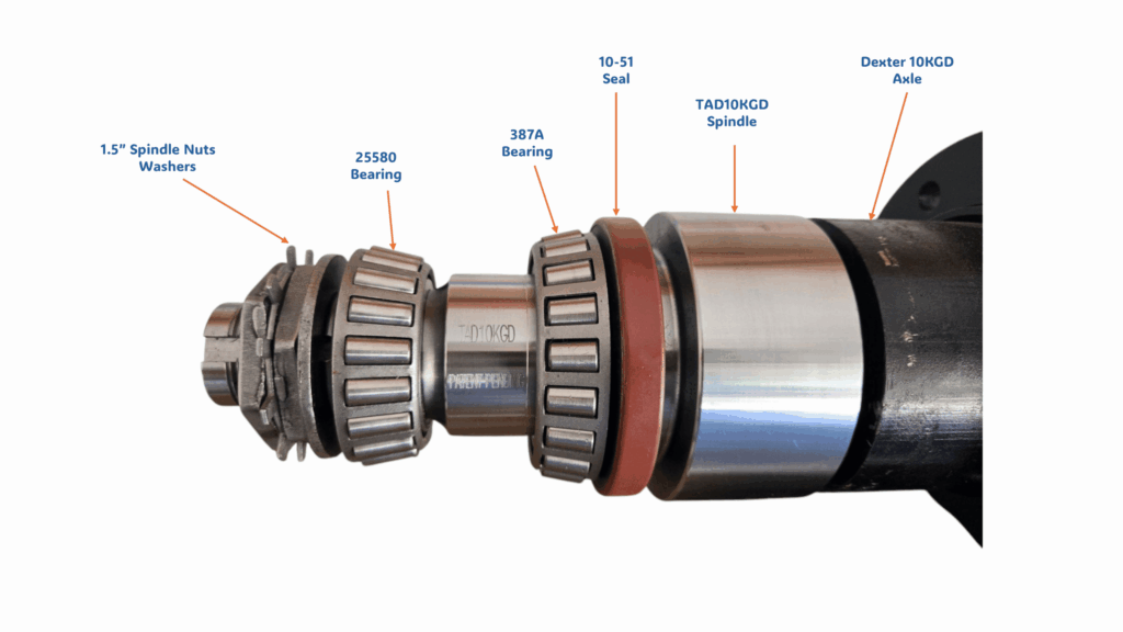 Axle Spindles Replacement Parts