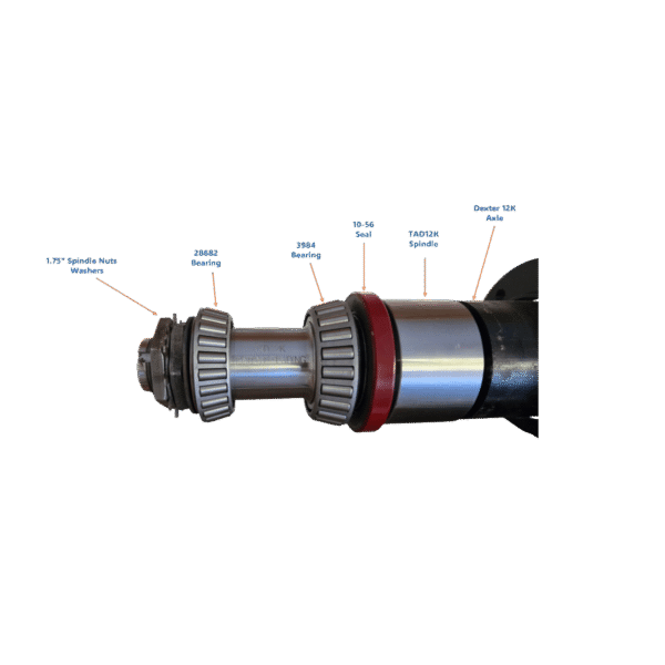 Dexter 10k Axle spindle